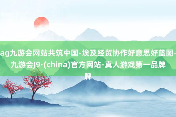 ag九游会网站共筑中国-埃及经贸协作好意思好蓝图-九游会J9·(china)官方网站-真人游戏第一品牌